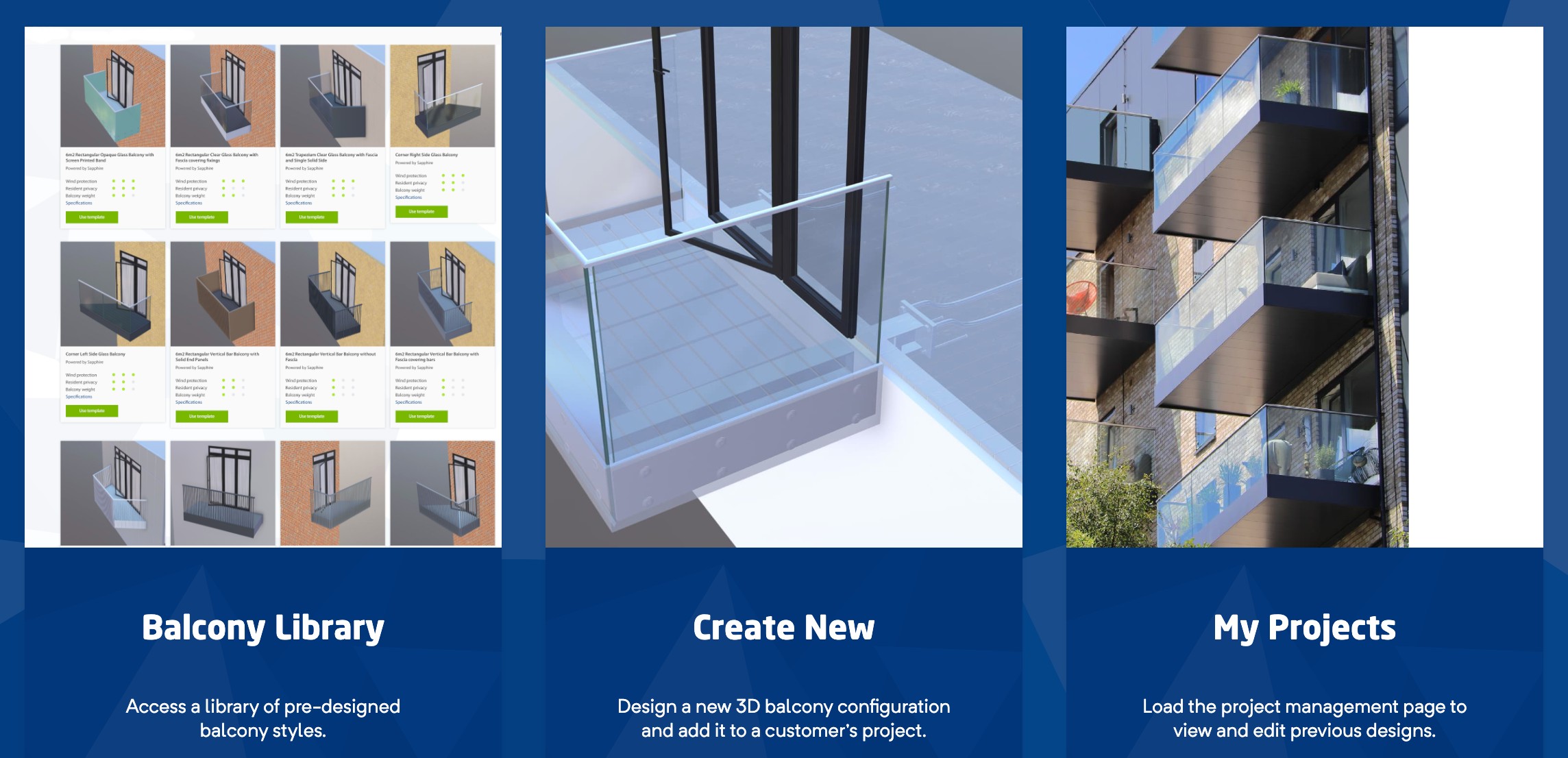 Screenshot of the starting page