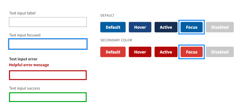 An example of components design