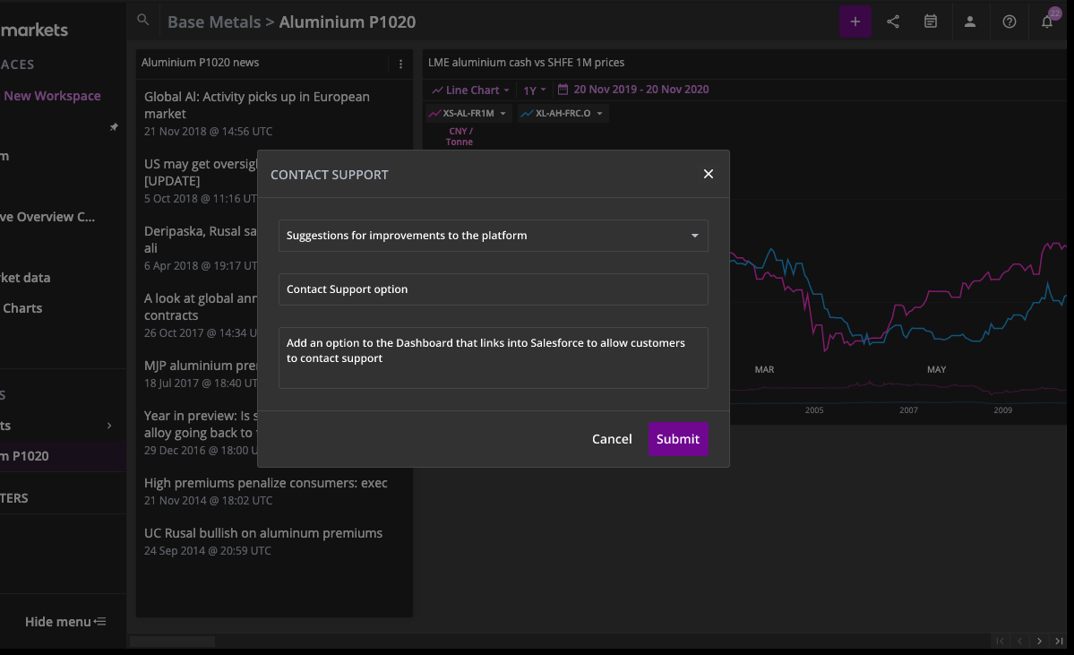 Case Management form